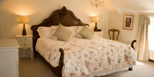 Two bedroom holiday rental with luxury master bedrooms upstairs.